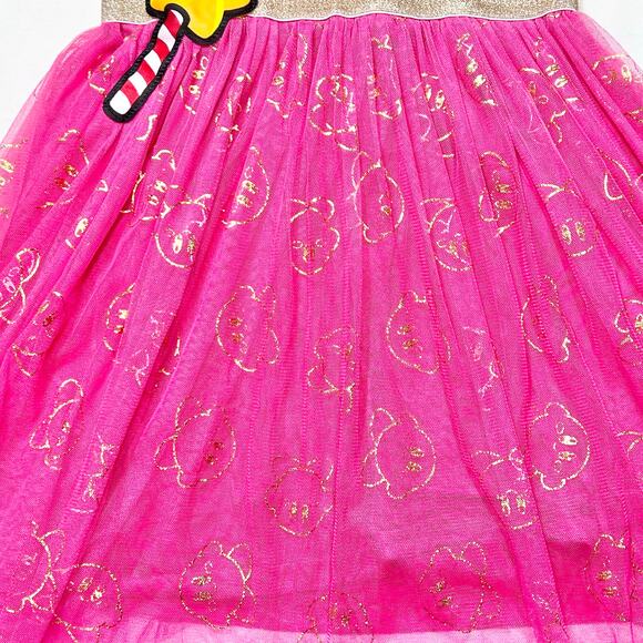 Kirby Big Face Cradle Hooded Dress Girls Medium 8-10 Pink Short Sleeve Used - Picture 5 of 8